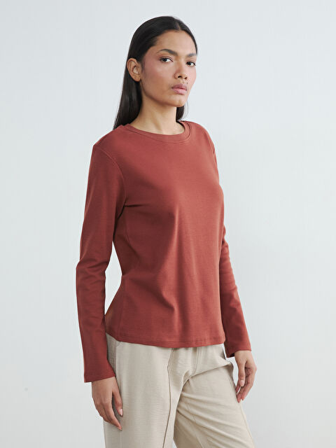 LCWAIKIKI Basic Bisiklet Yaka Kadın Body	 - S6L260Z8-KYS