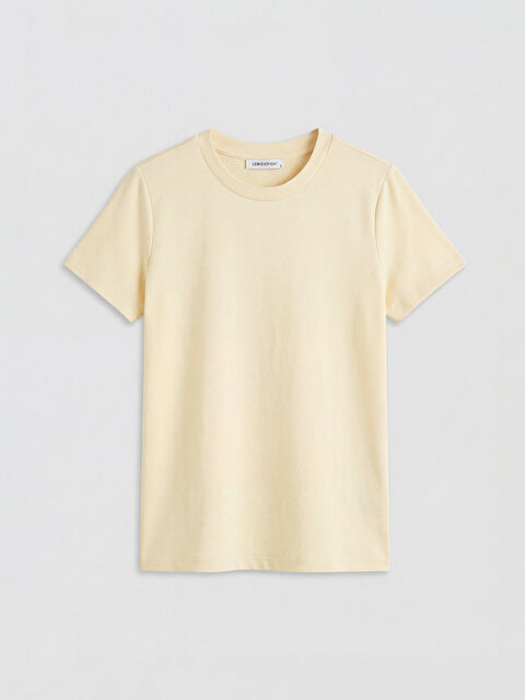 LCW EVERYDAY Bisiklet Yaka Kadın Tişört - S6L266Z8-FZ5