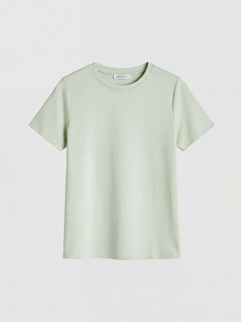 LCW EVERYDAY Žena ZELENA Majica kratkih rukava