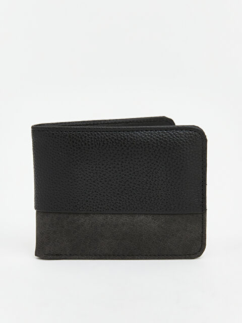 LCW ECO Man BLACK Wallet - S6L374Z8-CVL
