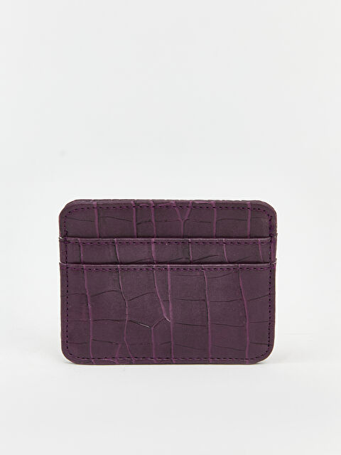 LCW ACCESSORIES Kroko Desenli Kadın Cüzdan Kartlık - S6L385Z8-ZRN