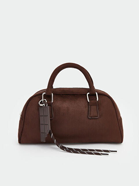 LCW ACCESSORIES Süet Görünümlü Kadın Omuz Çantası - S6L430Z8-HKQ