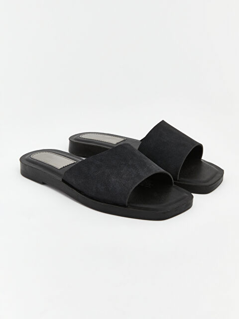 LCW STEPS Süet Görünümlü Kadın Terlik - S6L496Z8-HUC