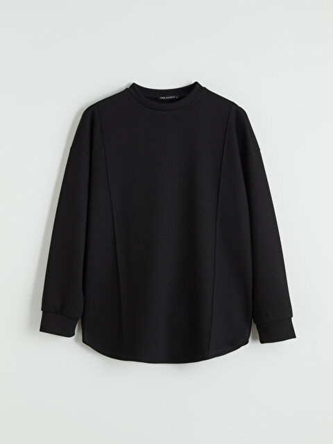 LCW Modest Soft Touch Kadın Sweatshirt Tunik - S6L505Z8-CVL