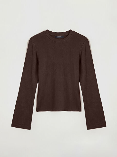 LCW Modest Bisiklet Yaka Fitilli Kadın Body - S6L507Z8-HMK