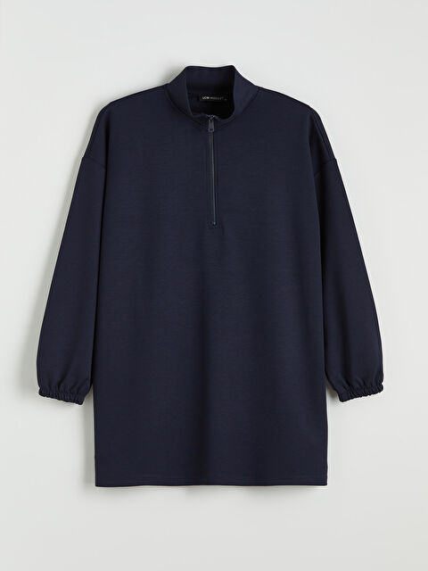 LCW Modest Soft Touch Oversize Kadın Sweatshirt Tunik - S6L509Z8-HRZ