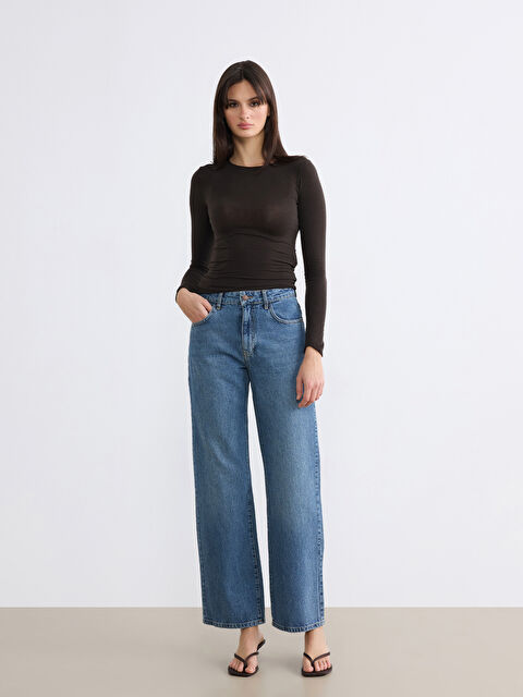 LCW Jeans Baggy Fit Kadın Jean Pantolon - S6L518Z8-309