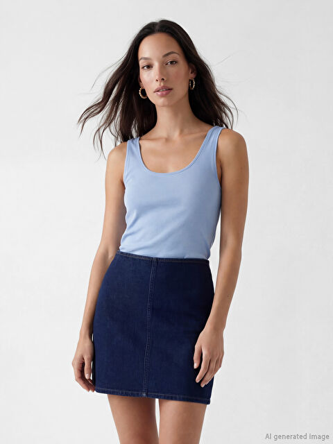 LCW EVERYDAY U Yaka Kadın Atlet	