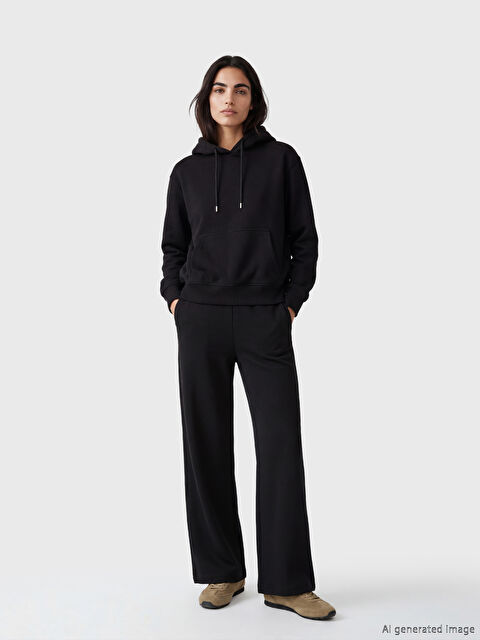 LCW Vision Beli Lastikli Kadın Kalın Eşofman Altı - S6L596Z8-CVL