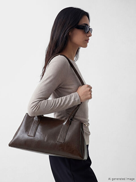 LCW ACCESSORIES Deri Görünümlü Kadın Omuz Çantası - S6L604Z8-HKQ