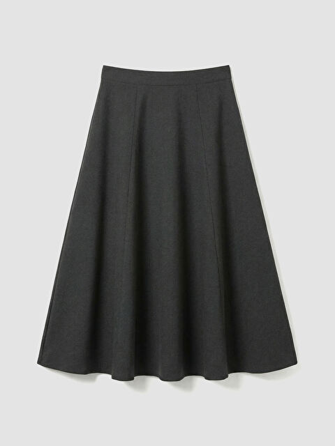 LCW Modest Beli Fermuarlı Kloş Etek - S6L618Z8-ZZX