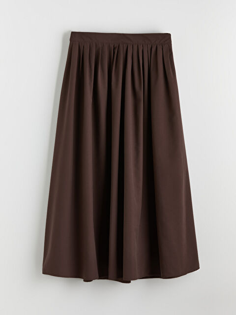 LCW Modest Beli Fermuarlı Pileli Etek - S6L619Z8-ZMQ