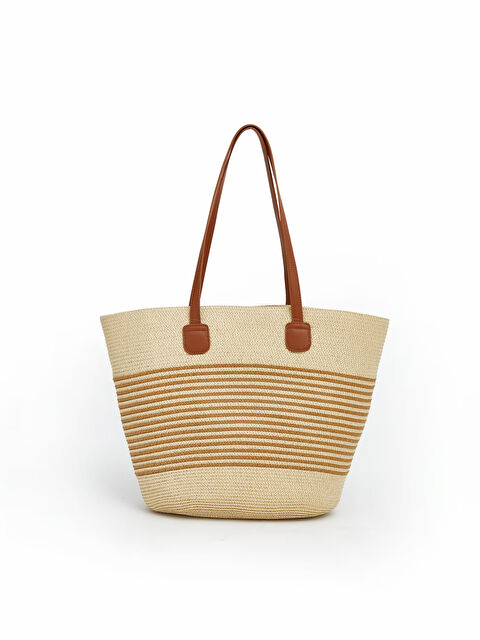 LCW ACCESSORIES Kadın Hasır Plaj Çantası