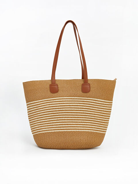 LCW ACCESSORIES Kadın Hasır Plaj Çantası