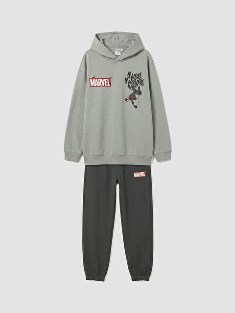 LCW Kids Spider-Man Baskılı Erkek Çocuk Eşofman Takımı - S6L684Z4-R10