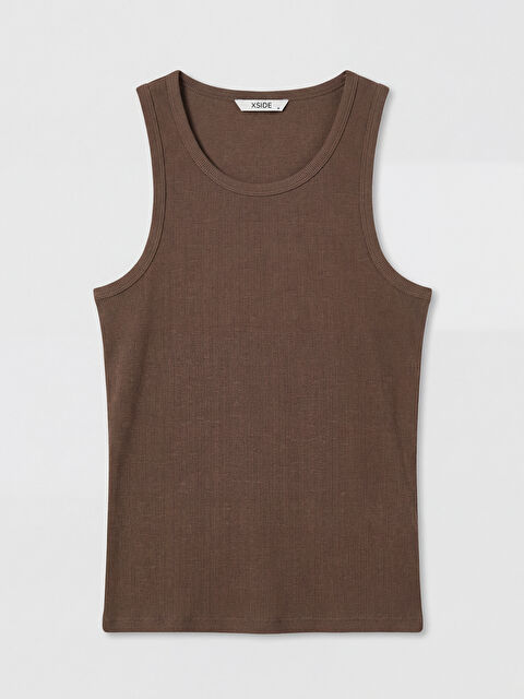 XSIDE U Yaka Erkek Kolsuz Tişört - S6L706Z8-8HG