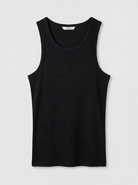 XSIDE U Yaka Erkek Kolsuz Tişört - S6L706Z8-CVL