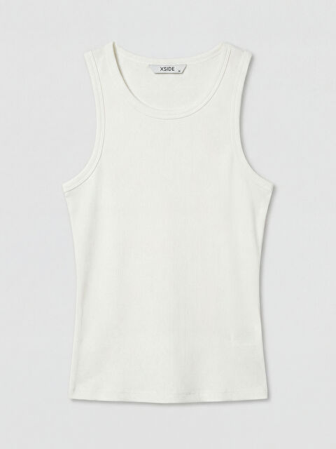 XSIDE U Yaka Erkek Kolsuz Tişört - S6L706Z8-R9J