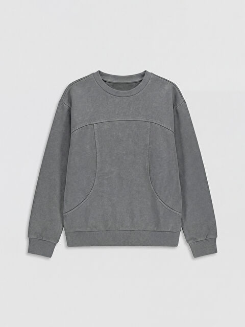 LCW Kids Bisiklet Yaka Kız Çocuk Sweatshirt