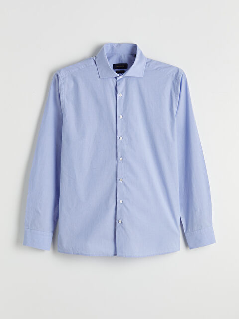 SOUTHBLUE Regular Fit Çizgili Poplin Erkek Gömlek - S6L786Z8-LEM