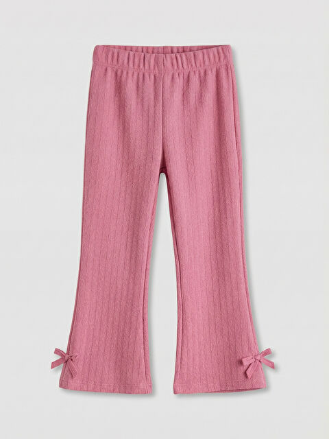 LCW Kids Fiyonk Detaylı Geniş Paça Kız Çocuk Tayt - S6L802Z1-FNX