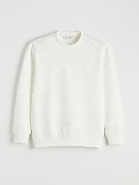 LCW Vision Bisiklet Yaka Erkek Sweatshirt - S6L849Z8-R9J