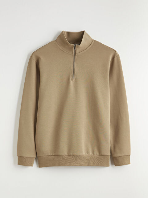 LCW Vision Dik Yaka Erkek Sweatshirt - S6L850Z8-K8D