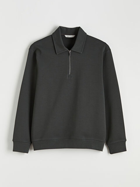 LCW Vision Polo Yaka Erkek Sweatshirt - S6L853Z8-R4X