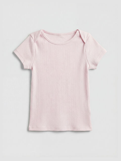 LCW ECO Fitilli Kısa Kollu Kız Çocuk Tişört - S6L867Z4-FTE