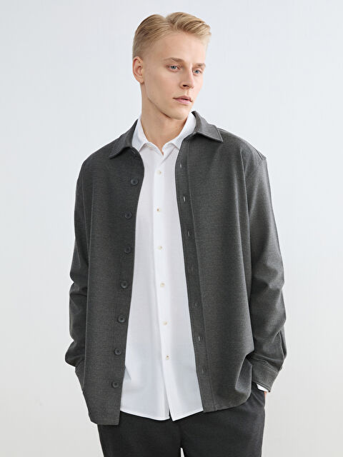 SOUTHBLUE Rahat Kalıp Gabardin Erkek Gömlek