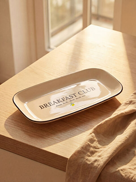 LCW HOME Baskılı Seramik Sunum Tabağı - S6L988Z8-F9C