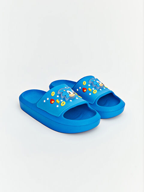 LCW STEPS Sonic Baskılı Erkek Bebek Terlik - S6LA26Z1-SNF