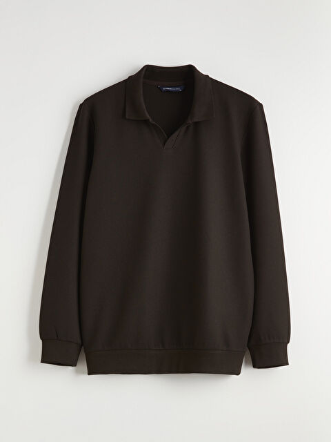 LCWAIKIKI Classic Polo Yaka Erkek Sweatshirt - S6LA46Z8-ZJS