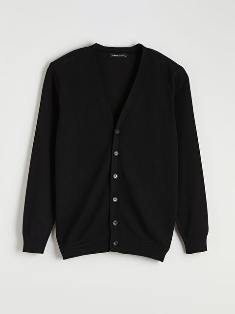 LCWAIKIKI Classic Standart Kalıp Erkek Triko Hırka - S6LB05Z8-CVL