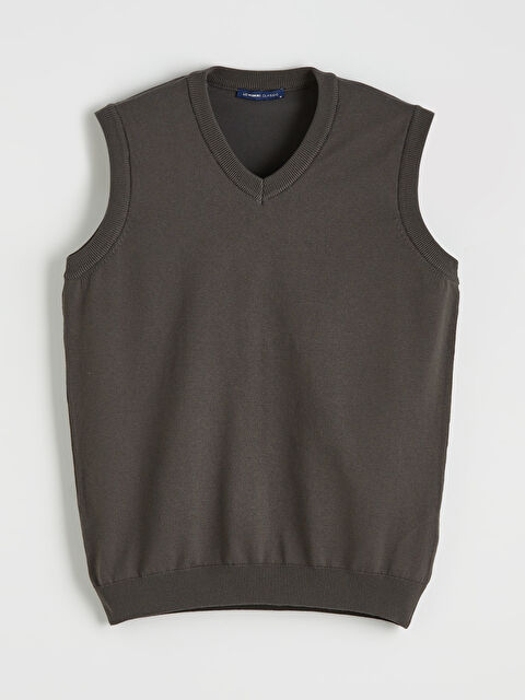 LCWAIKIKI Classic Standart Kalıp V Yaka Erkek Triko Süveter - S6LB17Z8-ZTG