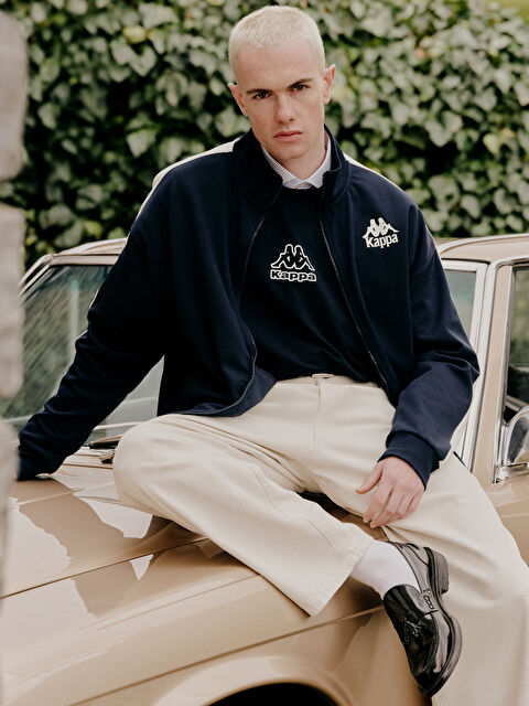 Kappa LC WAIKIKI Dik Yaka Erkek Fermuarlı Sweatshirt - S6LB37Z8-HRZ