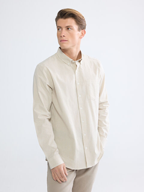 LCWAIKIKI Classic Regular Fit Ekose Erkek Gömlek  - S6LB63Z8-LKQ