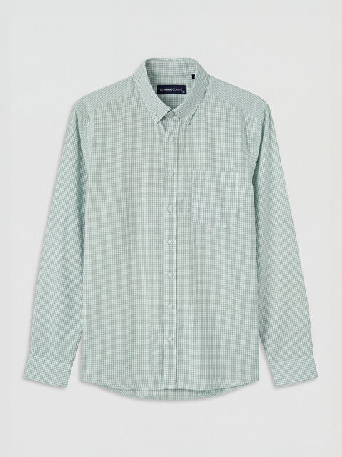 LCWAIKIKI Classic Regular Fit Ekose Erkek Gömlek