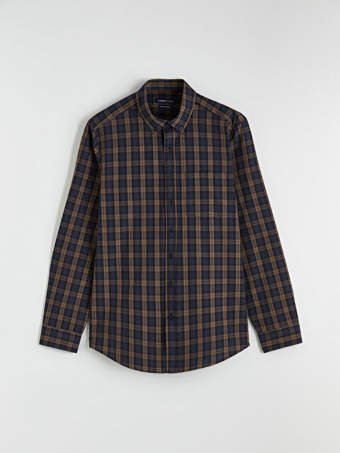 LCWAIKIKI Classic Regular Fit Ekose Erkek Gömlek - S6LB65Z8-LLL