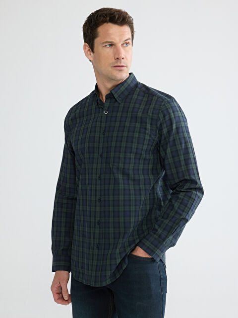 LCWAIKIKI Classic Regular Fit Ekose Erkek Gömlek - S6LB65Z8-LMH