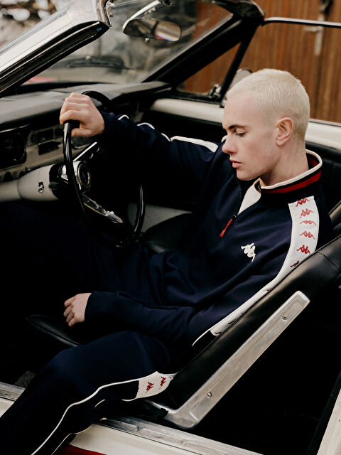 Kappa LC WAIKIKI Dik Yaka Baskılı Erkek Sweatshirt - S6LB69Z8-HRZ