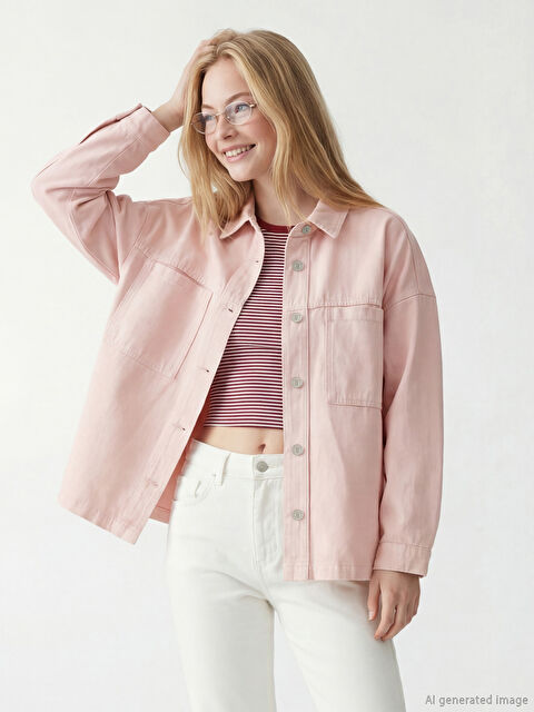 XSIDE Kadın Jean Gömlek