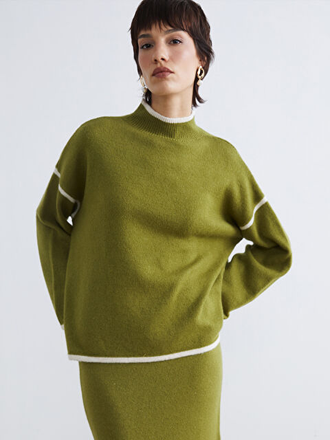 LCW Vision Yarım Balıkçı Yaka Kadın Triko Kazak	 - S6LC71Z8-GTT