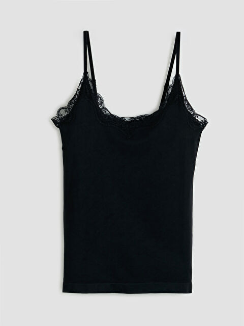 LCW DREAM V Yaka Dantelli Kadın Atlet - S6LC77Z8-CVL