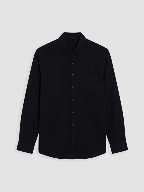 LCWAIKIKI Classic Regular Fit Armürlü Erkek Gömlek