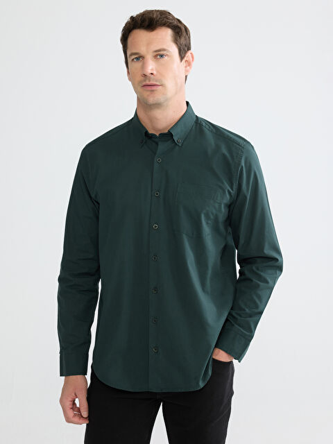LCWAIKIKI Classic Regular Fit Poplin Erkek Gömlek - S6LC83Z8-HLP