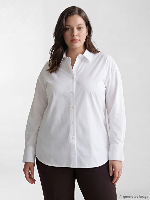 LCW Modest Kadın Gömlek Tunik - S6LC96Z8-J5F