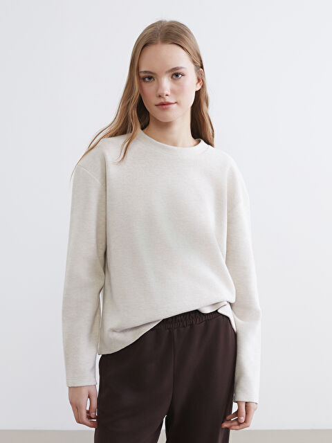 XSIDE Bisiklet Yaka Kadın Tişört	 - S6LD00Z8-YSB