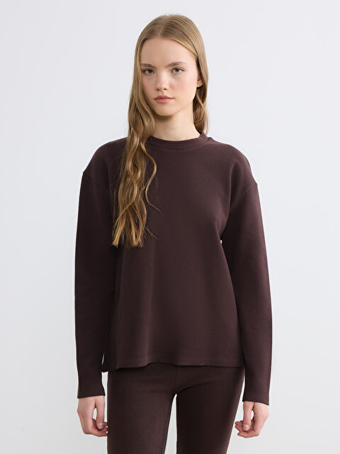 XSIDE Bisiklet Yaka Kadın Tişört	 - S6LD00Z8-ZGU