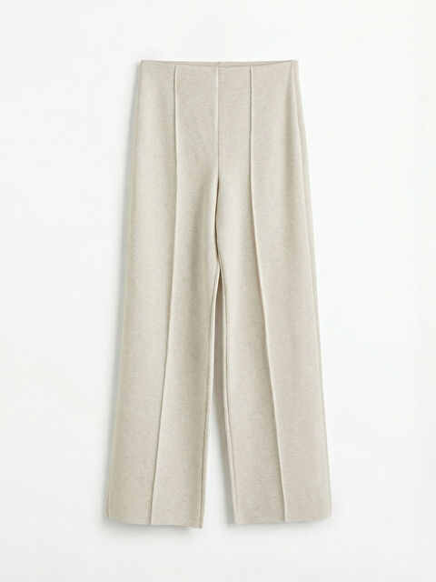 XSIDE Beli Lastikli Geniş Paça Kadın Pantolon - S6LD01Z8-YSB